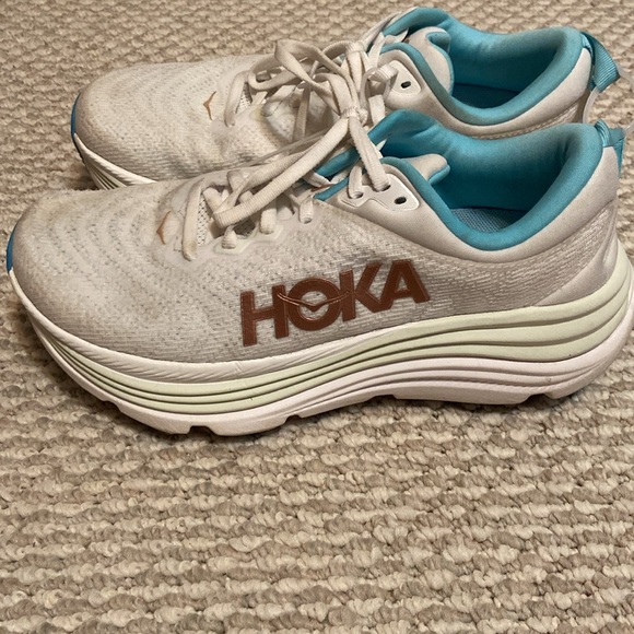 Hoka One One Bondi 8 Women's Size 8.5 B Frost Rose Gold Shoes 1127952 FTRS - Picture 4 of 9